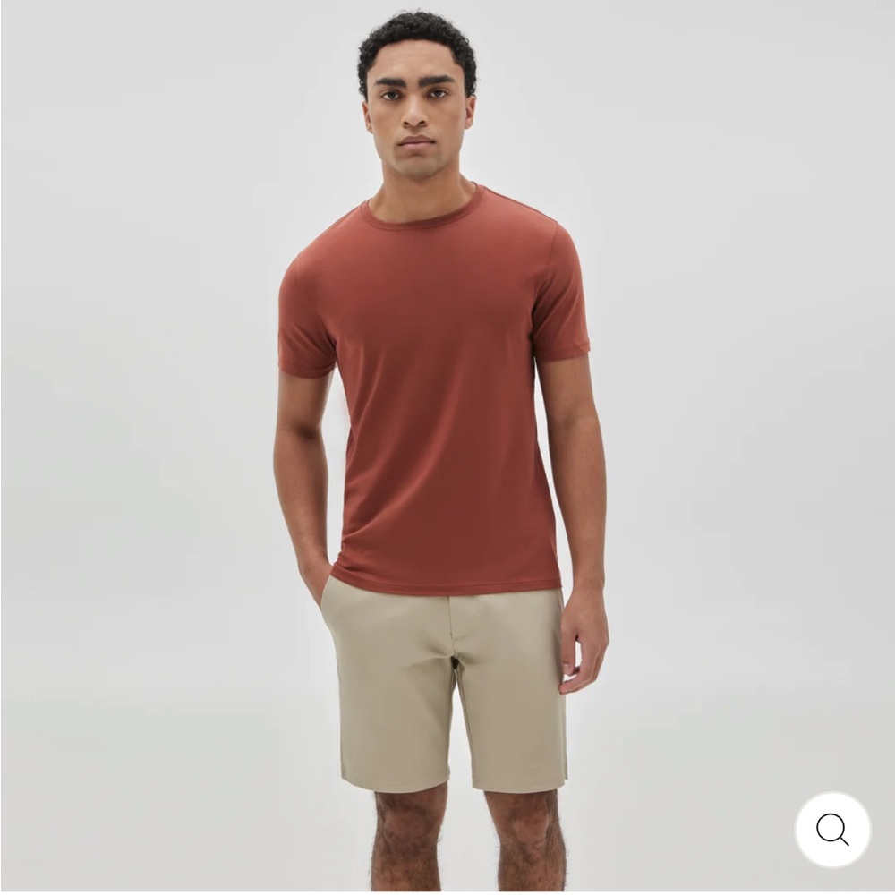 Robert Barakett Auburn Crewneck Short Sleeve 100% Pima Cotton